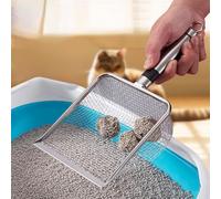 Rubu22a Tamis de jardin - 12,7 cm de large - Tamis de jardin avec poignée (mailles 2/2,8/3,8/5 mm) - Tamis de jardin portable pour trier le sable, la terre, la saleté et le compost (4,3 mm)