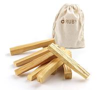 RUBY - Encens Naturel Palo Santo XL Bois de Rose véritable sacré Naturel du Pérou à brûler (50g)