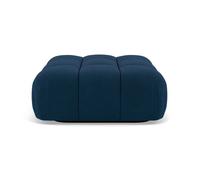 Ruby - pouf en velours texturé - Bleu Bleu G