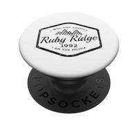 Ruby Ridge 1992 Badge I Will Not Comply I Am The Legionnaire PopSockets PopGrip Adhésif