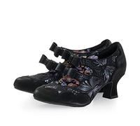 Ruby Shoo Sophia Chaussures à talon moyen avec nœud, Noir , 38 EU