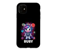 Ruby Unicorn Space Astronaute Coque pour iPhone 11