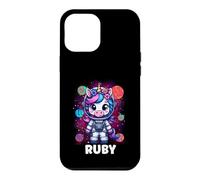 Ruby Unicorn Space Astronaute Coque pour iPhone 12 Pro Max