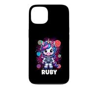 Ruby Unicorn Space Astronaute Coque pour iPhone 13