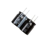 Rubycon Lot de 2 capacitors électrolytiques radiaux en aluminium pour TV, LCD, radio, microwave, jeu (16 x 20 mm)