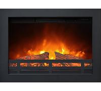 Rubyfires Insert pour cheminée électrique Flandria Puissance 0 - 900 - 1800 W avec commandes avant incassables en plaques de plâtre ou à associer aux cadres Ruby Fires