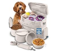 Rubyloo The Original Doggy Bag™ - Sac de voyage pour chien - Cadeau ultime pour les propriétaires de chiens - Comprend 2 bols de voyage sans BPA et 2 récipients alimentaires - Kit de voyage pour