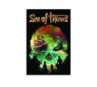 RUBYOH Poster Sea of Thieves - Décoration murale - Poster imprimé - Décoration de bar et de restaurant - Poster esthétique - 40 x 60 cm - Style sans cadre