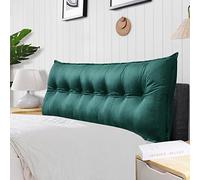 Rucener Oreiller Traversin Soutien Dorsal Gros Coussin Canapé Coussin Tête de Lit Dossier Traversin Gros Coussin Dossier Coussin de Lecture Triangulaire Coussin de Coin Marron 200 CM