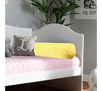 Rucener Traversin à Mémoire de Forme Traversin Garnissage Oreiller Cylindriqu Cervical Polochon Rouleau Traversin Multifonctionnel pour Le Cou Lombaire Coussin de Yoga Bolster Cylindrique Or 100 CM