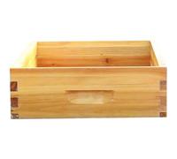 Ruche à Abeilles 50 x 40 x 12, 7 cm, polie et cirée, imperméable, 10 Cadres en Bois de cèdre, Non assemblée, Fournitures d'apiculture de Remplacement, Cadres et fondations Non Inclus.