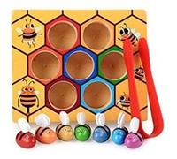 Ruche d'abeilles à associer pince classement couleurs jeu montessori G