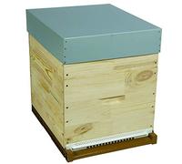 ruche dadant 10 Cadres avec Hausse & Cadres Toit tôle Pribois