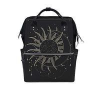Ruchen Sac à dos pour maman Motif phases de lune et mystérieuses de haute capacité 40 cm