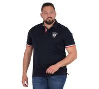 Ruckfield - Polo en coton biologique marine uni pourvu de manches courtes - Taille l