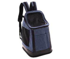 Rucksack Flamingo Nestor Bleu Pour Chiens, 35x30x47 Cm, Lavable, Stable