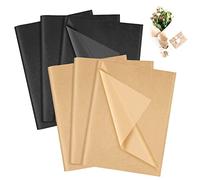 RUCUDIM Lot de 60 feuilles de papier de soie brillant pour emballage, bouquet de fleurs, papier de soie métallique pour mariage, fête prénatale, anniversaire, projet de bricolage