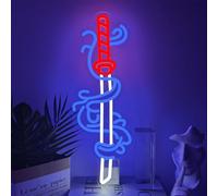 RuCvixkt Panneau Néon Épée, Signes Néon d'Anime Japonais Samurai pour la Décoration de Salle de Jeu des Adolescents, Panneau Lumineux pour la Décoration Murale de la Chambre, Grotte d'Homme, Led