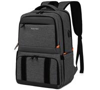 RUCYEN Sac à dos isotherme pour homme et femme - 39,6 cm - Blocage RFID - Avec port USB - Résistant à l'eau - Anti-fuite - Pour le travail, les voyages, la randonnée - Noir