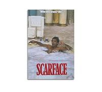 Rudd Scarface Who Do I Trust Poster décoratif sur toile pour chambre à coucher sans cadre 30 x 45 cm