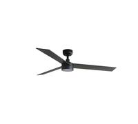 Faro Barcelona Ventilateur de plafond Rudder L DC avec LED Noir