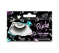 Rude Cosmetics Essential Faux Mink 3D Lashes - Captivating For Women 1 Pc Pair