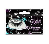 Rude Cosmetics Essential Faux Mink 3D Lashes - Flirtatious For Women 1 Pc Pair