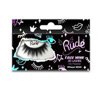 Rude Cosmetics Essential Faux Mink 3D Lashes - Whisper For Women 1 Pc Pair