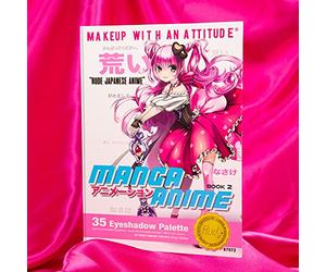 Rude Cosmetics Manga Anime 35 Eyeshadow Palette Book 2 For Women 1.34 oz Eye Shadow