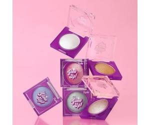 Rude Cosmetics - The Glow Up! Diamond Highlighter - 6 Colors Golden Sunburst - 5g