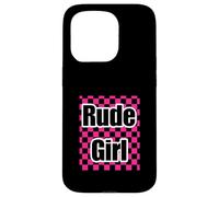 Rude Girl Checkerboard Ska Punk - Design rétro Street Style Coque pour iPhone 15 Pro