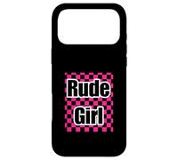 Rude Girl Checkerboard Ska Punk - Design rétro Street Style Coque pour iPhone 17 Pro Max