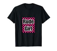 Rude Girl Checkerboard Ska Punk - Design rétro Street Style T-Shirt
