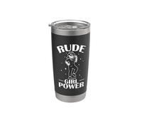 Rude Girl Power Ska Gobelet isotherme en acier inoxydable double paroi