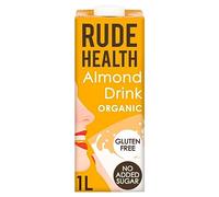 Rude Health Almond Drink 1000ml Bio Non testé sur les animaux. Végétalien Liquide Amande