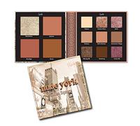 RUDE - Palette Face & Eye Nude York | Teintes Neutres pour Visage et Yeux | Inspirée par New York | Pigmentation Intense et Texture Douce | Polyvalente pour le Jour et la Nuit, Multicolore, 13 g