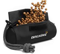 Rudelkönig Boudin Mordant Chien - Jouet Apport avec Friandises | Fermeture velcro et zip sécurisée - Compatible friandises sèches et humides - Corde de lancer incluse