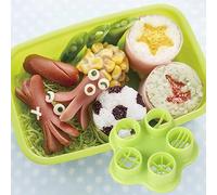 RUDFUZ BBQ Hot Dog Trancheuse avec 5 en 1 Fleur Crabe & Pieuvre Styles : Jambon Saucisse Coupe Moule Set pour Bricolage Bento Decoration
