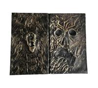RUDFUZ Necronomicon Livre de magie sombre Demon Evil Dead Summon Livre d'Invocation Lovecraft Horreur Movie Prop Decor Notebook Autel Ceremonie Prop Book Salon Bureau Décoration Halloween Anniversaire