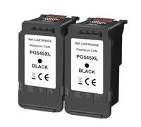 RUDGUZ 545XL 546XL Multipack Cartouches d'encre Remplacement pour Canon 545 546 XL pour Canon MG2550s MG2555s TS3151 MG3050 MG2950 MX495 TR4550 TS3350 TS3150 TR4551 (2-Noir)