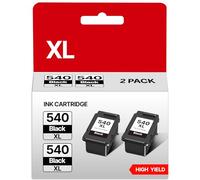 RUDGUZ PG 540XL Cartouches d'encre Compatibles pour Cartouche Canon PG-540XL pour PIXMA MG3650s TS5150 TS5151 MG3550 MG3600 MG3650 MG4250 MX475 MX515 Encre 540 XL (Noir, 2 Pack)