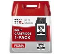 RUDGUZ PG-575XL 575 XL Cartouche d'encre Compatible avec Canon 575 pour PIXMA TS3550i TS3551i TS3750i TR4750i TR4751i (575XL Noir)