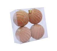 Rudiaoa 1 lot de décorations de Noël floquées avec pendentifs multicolores pour sapin de Noël, décorations de fête