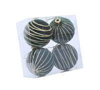 Rudiaoa 1 lot de décorations de Noël floquées avec pendentifs multicolores pour sapin de Noël, décorations de fête