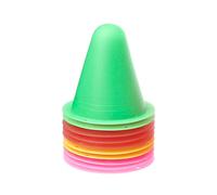 Rudiaoa 10 Pièces Cônes De Marqueur Patin À roulettes Équipement D'entraînement Football Tasse Marquage Cônes Sport en Plastique pour L'éducation Physique Et L'entraînement Sportif