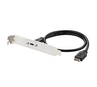 Rudiaoa 10 USB 3.1 en-tête De Panneau Type E Mâle À C Connecteur Femelle Câble Adaptateur D'extension De Carte Mère pour Adaptateur W PCI Baf E À C Câble du Panneau