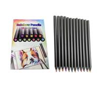 Rudiaoa 12 Colors Rainbow Colored Pencils Coloring Pencil Wooden Pencil Pre-sharpend for Kid Adult Scrapbooking Set for Kids Sets for Adults Artist Set for Adult