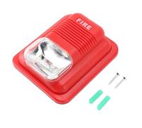 Rudiaoa 12V 24V Compatible High Sensitivity Visual Alarm Emergencies Device Suitable for Residential Commercial Use Low Energy Consumption Alarm