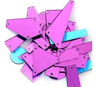 Rudiaoa 20/50pcs Acryliques Transparents À Coudre sur Miroir Bricolage Artisanat Pierres Plat Robe Couture Décoration Pierres pour Vêtements