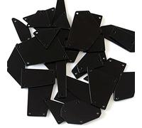 Rudiaoa 20/50pcs Acryliques Transparents À Coudre sur Miroir Bricolage Artisanat Pierres Plat Robe Couture Décoration Pierres pour Vêtements